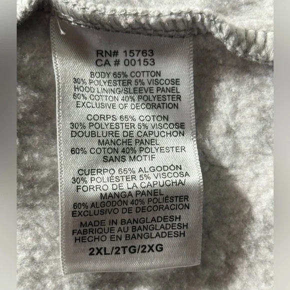 Vintage University of Georgia bulldog Champion White and Red sweatshirt hoodie - Picture 8 of 8